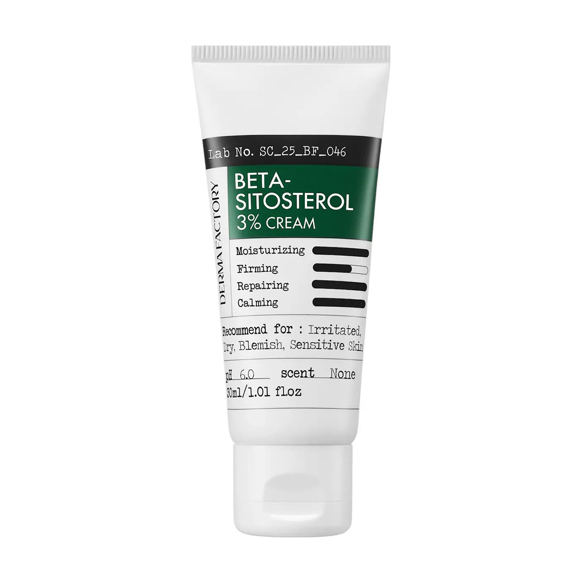 Крем для обличчя Derma Factory Beta Sitosterol 3% Cream із бета-ситостеролом 3%, 30 мл
